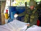Специальные подразделения колумбийской полиции в пятницу конфисковали 4 тонны кокаина