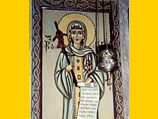 С крестом из виноградной лозы святая Нина Каппадокийская - просветительница Грузии - пришла в эту страну с проповедью Христа