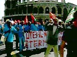 Забастовка проводится в знак протеста против экономической политики правительства Сильвио Берлускони