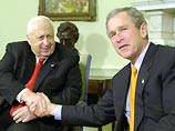 Премьер-министр Израиля Ариэль Шарон встретился с президентом США Джорджем Бушем