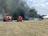 Ил-62 загорелся в полете, есть пострадавшие. При посадке отказали тормоза