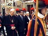 Во время своего однодневного визита в Италию президент Югославии Воислав Коштуница встретился накануне вечером с главой Римско-Католической Церкви Иоанном Павлом II
