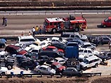 194 автомобиля столкнулись под Лос-Анджелесом