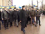На время шествия либерал-демократов движение на Тверской улице было перекрыто