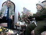 Ясир Арафат провел встречу со спецпредставителем МИД РФ Андреем Вдовиным