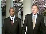 Джордж Буш ожидает от Саддама Хусейна разоружения "ради мира"