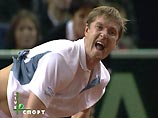 Евгений Кафельников проиграл Себастьяну Грожану, и счет в матче стал - 1:1 Евгений Кафельников проиграл Себастьяну Грожану, и счет в матче стал - 1:1