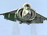 Британский истребитель Harrier рухнул на полосу аэродрома, пилот погиб
