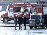 В Новосибирске горит завод "Луч"