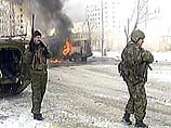 На территории военной комендатуры днем в пятницу взорван микроавтобус, в котором находились бойцы российского спецназа