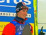 Норвежка Бенте Мартинсен-Шари выиграла этап Кубка мира по лыжным гонкам в итальянском Бруссоне. 

