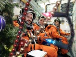 Экипаж МКС отмечает католическое Рождество