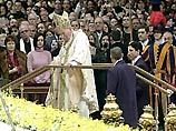 Рождественская проповедь главы Ватикана была посвящена миру на Земле и жертвам войн