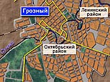 В Октябрьском районе Грозного под обстрел попала автоколонна федеральных сил