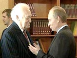 Президент РФ Владимир Путин встретился с Морисом Дрюоном  