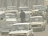 С утра движение автотранспорта в столице затруднено на некоторых магистралях в направлении центра города С утра движение автотранспорта в столице затруднено на некоторых магистралях в направлении центра города