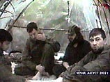 Встреч Мовсара Бараева с Абу Омаром(крайний справа) и другими боевиками
