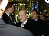 Министр обороны США Дональд Рамсфельд прибыл на 39-ую Международную конференцию по вопросам безопасности и сотрудничества в Мюнхене вчера вечером Министр обороны США Дональд Рамсфельд прибыл на 39-ую Международную конференцию по вопросам безопасности и сотрудничества в Мюнхене вчера вечером