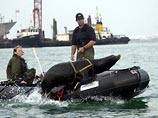 Секретные сотрудники особого подразделения морских львов охраняют корабли 5-го флота ВМС США