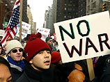 Итоги массовой акции протеста против войны с Ираком в Нью-Йорке: 50 арестованных, 8 пострадавших полицейских