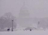 Снегопад парализовал жизнь в Вашингтоне
