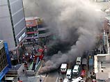 Крупный пожар вспыхнул во вторник в метро южнокорейского города Тэгу, расположенном примерно в 200 километрах от Сеула