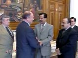По его словам, Саддам Хусейн подчеркнул, что Ирак заинтересован в мирном решении проблемы
