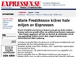 Шведская ежедневная газета Expressen в одном из своих недавних выпусков утверждает, что операция прошла неудачно, и опухоль осталась Шведская ежедневная газета Expressen в одном из своих недавних выпусков утверждает, что операция прошла неудачно, и опухоль осталась