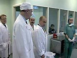 Владимир Путин посетил военный госпиталь имени Бурденко
