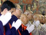 В состав делегации КНДР входил группа буддийских монахов