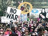 Арестом 25 американских активисток, выступающих против войны с Ираком, завершился марш в защиту мира у Белого дома, который совпал с Международным женским днем
