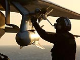 Истребители США с авианосца Kitty Hawk вылетели на боевое задание