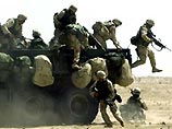 Морская пехота и британские войска вошли в Ирак Морская пехота и британские войска вошли в Ирак