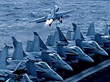 В налете участвуют все типы базирующихся на авианосце самолетов 8-го авиакрыла, прежде всего, истребители F-14 Tomcat и ударные истребители F/А-18 Hornet