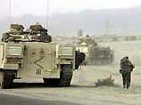 Американские и британские части входят только в те города, где иракские солдаты сдаются без боя