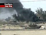 Таха Ясин Рамадан заявил, что через час по иракскому телевидению покажут пленных американских солдат и танки, уничтоженные иракской армией в районе города Каср-ашуйюх