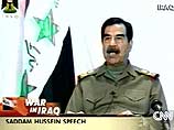В 11:00 очередное "эпохальное обращение" Хусейна начало транслировать национальное телевидение Ирака, сообщает CNN, где также можно увидеть речь Саддама