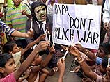 Протесты против войны в Ираке продолжаются по всему миру