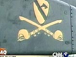 Накануне днем иракское телевидение показало кадры, на которых заснят, на первый взгляд, неповрежденный вертолет