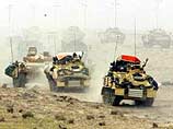 Конвой американской морской пехоты, следовавший по дороге севернее города Насирия подвергся нападению иракских войск