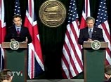 Джордж Буш и Тони Блэр провели пресс-конференцию в Кэмп-Дэвиде