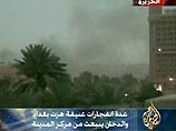 Утром Багдад подвергся очередной бомбардировке