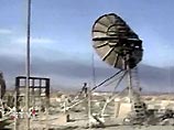 Разрушенная телефонная станция в Багдаде