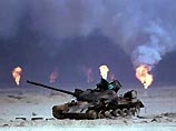 Британское военное командование утверждает, что в сражении около нефтяных месторождений под ар-Румайлой были подбиты 17 иракских танков Т-55 российского производства