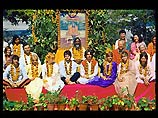 The Beatles with Maharishi Mahesh Yogi at his ashram, Rishikesh, India, Jan 1968 (Saltzman)©1968, 2000 The Beatles with Maharishi Mahesh Yogi at his ashram, Rishikesh, India, Jan 1968 (Saltzman)©1968, 2000