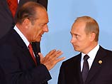 Путин и Ширак обсудили по телефону ситуацию вокруг Ирака
