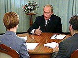 Владимир Путин: интервью ОРТ, РТР и "Независимой Газете" (часть первая)