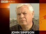 Журналист BBC Джон Симпсон стал свидетелем вчерашнего обстрела
