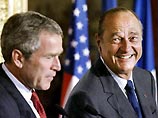 Впервые за последние два месяца Буш и Ширак провели переговоры