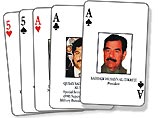 Центральное командование армии США выпустило список разыскиваемых бывших иракских лидеров в форме колоды игральных карт